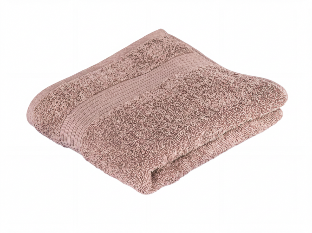 Luxe handdoek Tiseco Eden – Old Pink – 500 gr/m²