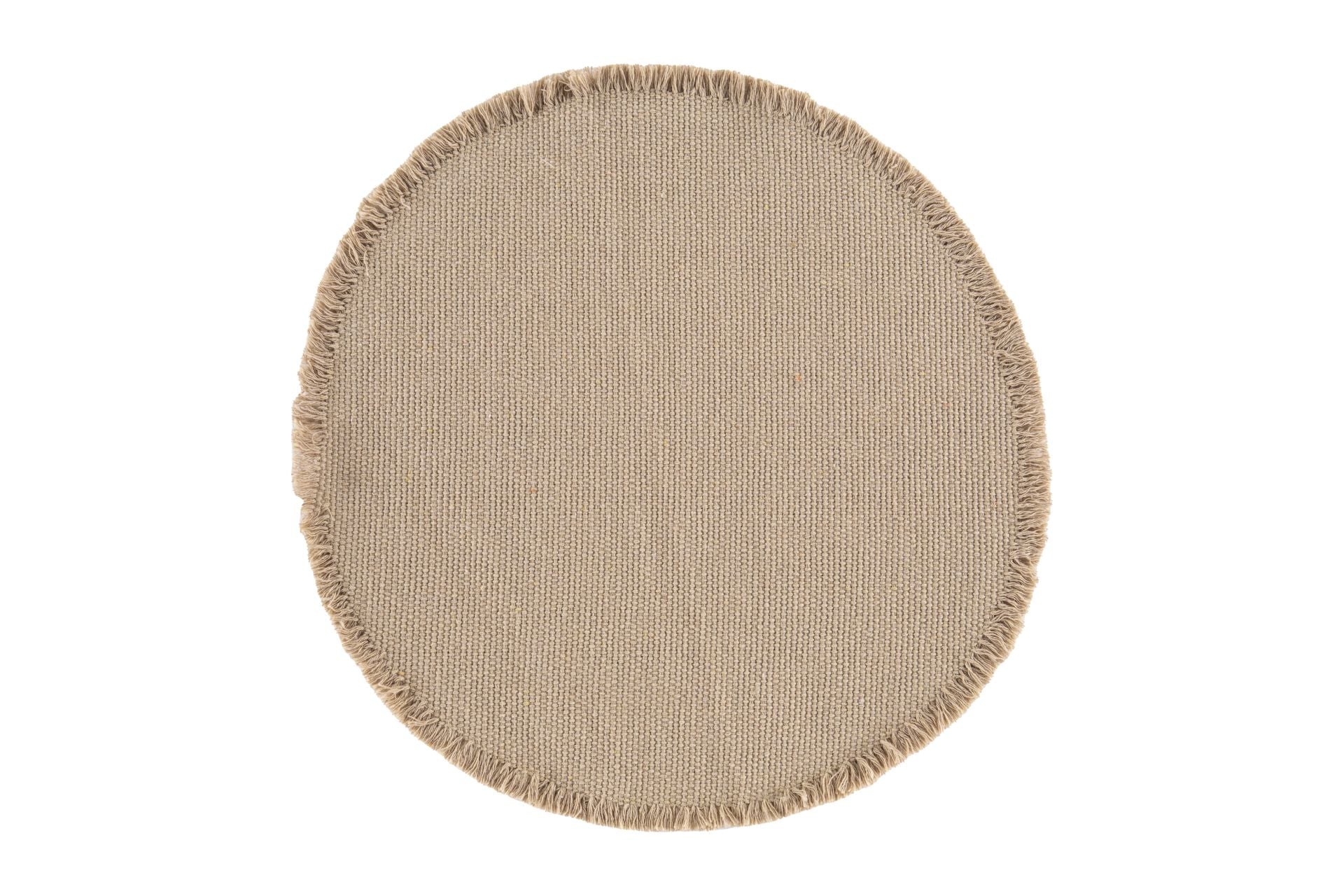 Placemat Vera - Sand - Dia 38 cm