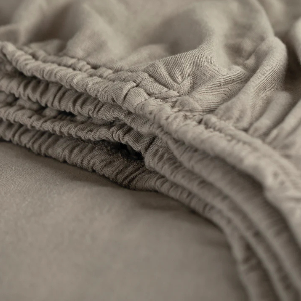 Hoeslaken Cinderella Jersey - Taupe - 100% katoen