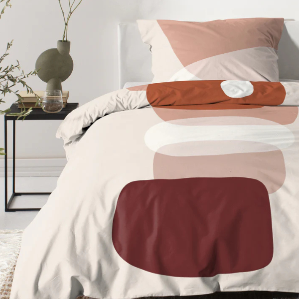 Dekbedovertrek Cinderella Kiezel - 100% katoen-flanel