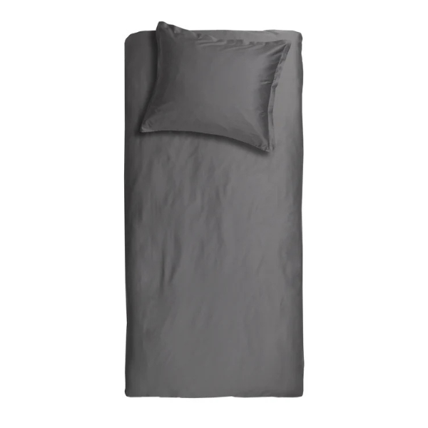 Dekbedovertrek Cinderella Sundays - Antracite - 100% kantoen-satijn