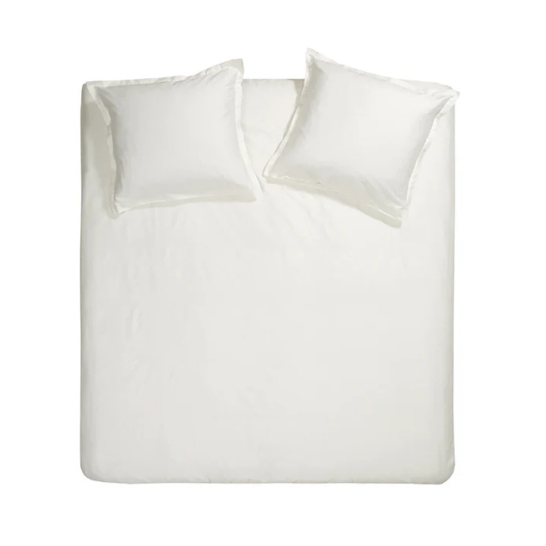 Dekbedovertrek Cinderella Sundays - Ivory - 100% kantoen-satijn