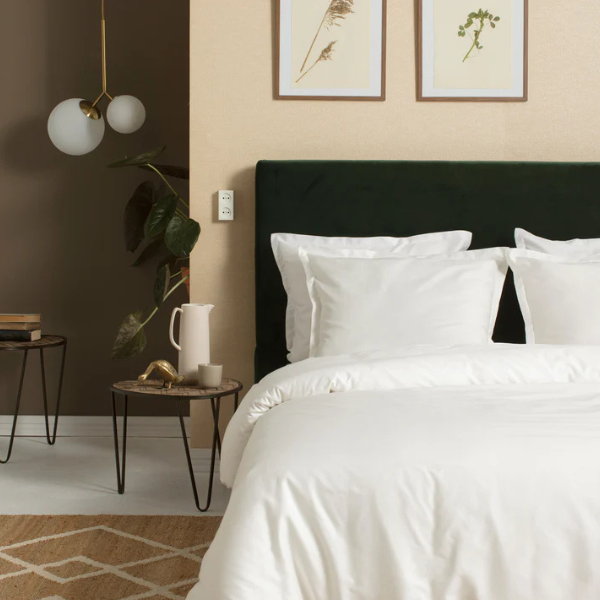 Dekbedovertrek Cinderella Sundays - Ivory - 100% kantoen-satijn