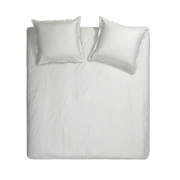 Dekbedovertrek Cinderella Sundays - Light Grey - 100% kantoen-satijn