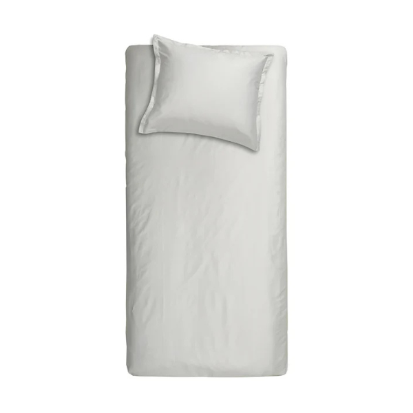 Dekbedovertrek Cinderella Sundays - Light Grey - 100% kantoen-satijn