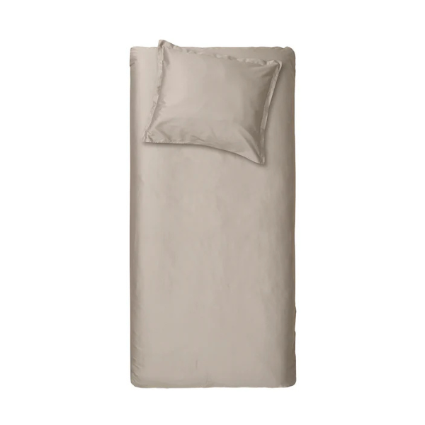 Dekbedovertrek Cinderella Sundays - Taupe - 100% kantoen-satijn