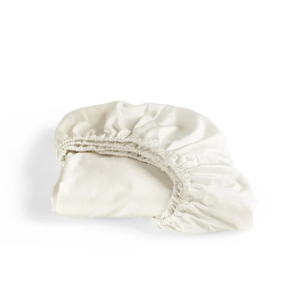 Hoeslaken Cinderella Sundays - Ivory - 100% kantoen-satijn