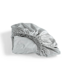 Hoeslaken Cinderella Sundays - Light Grey - 100% kantoen-satijn