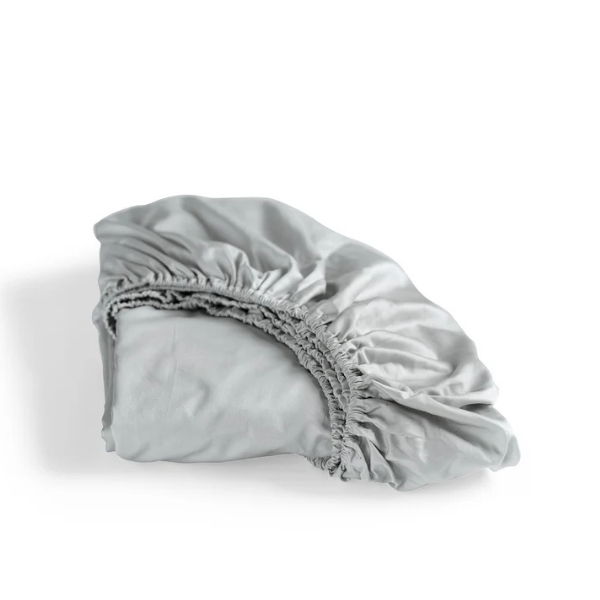 Hoeslaken Cinderella Sundays - Light Grey - 100% kantoen-satijn