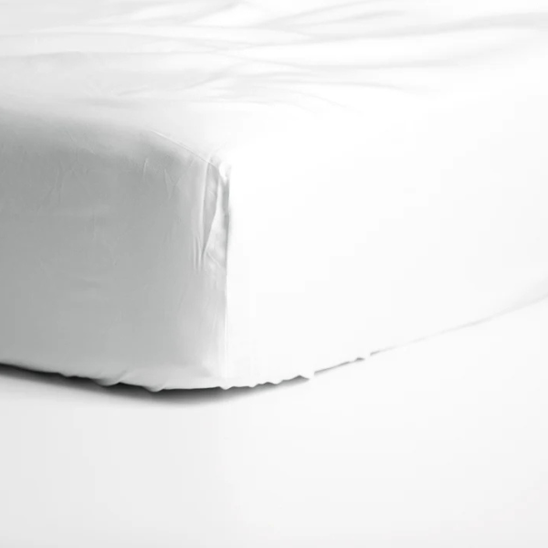Hoeslaken Cinderella Sundays - White - 100% kantoen-satijn