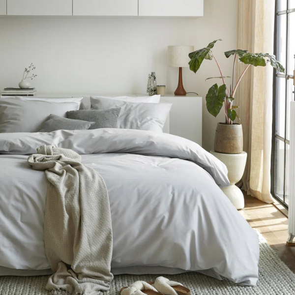 Dekbedovertrek Cinderella Weekend - Light Grey - 100% katoen