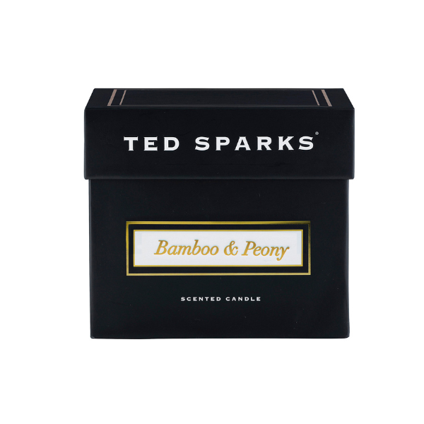 Geurkaars Ted Sparks – Bamboo & Peony (2 formaten)