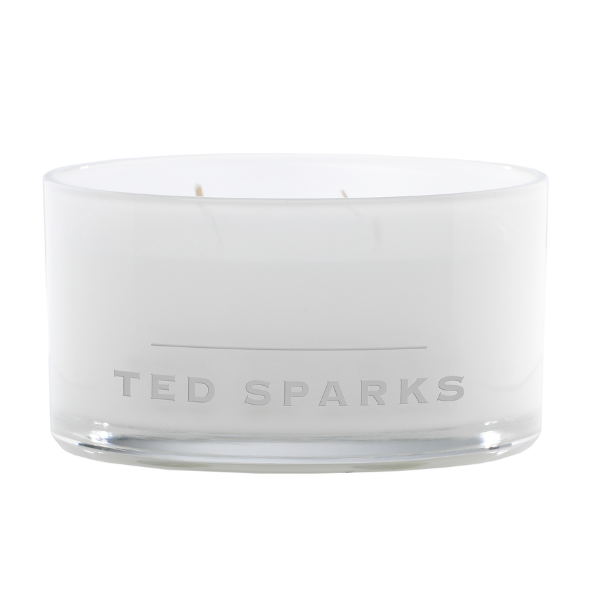 Geurkaars Ted Sparks – Fresh Linen (2 formaten)