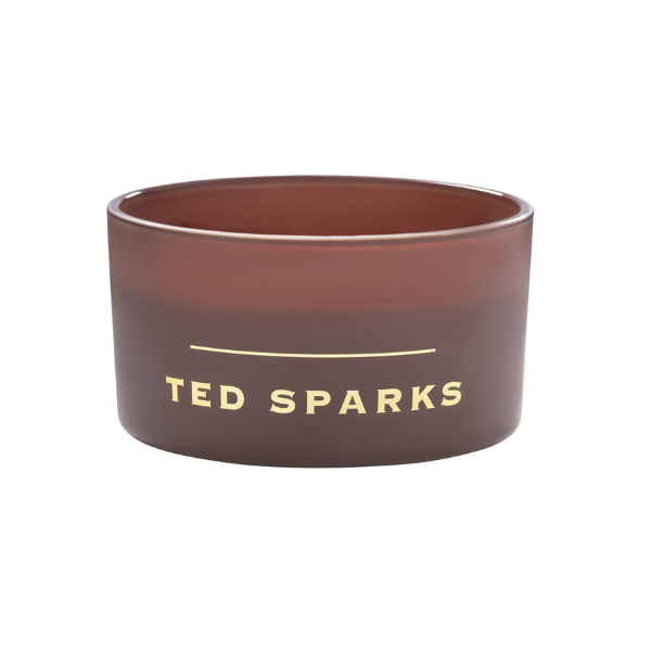 Geurkaars Ted Sparks – Plum & Violet (2 formaten)