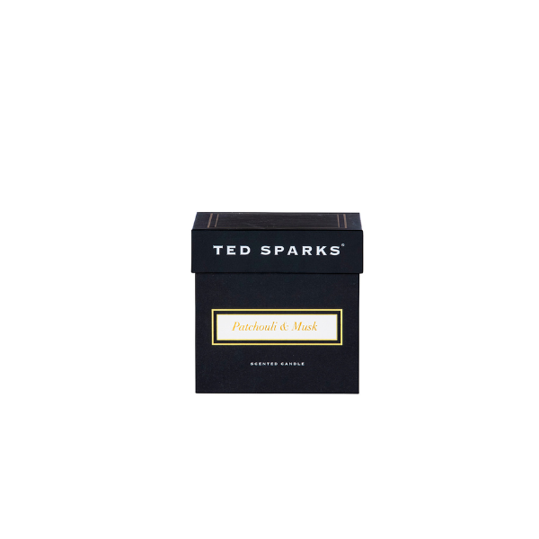 Geurkaars Ted Sparks – Patchouli & Musk (2 formaten)