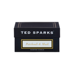Geurkaars Ted Sparks – Patchouli & Musk (2 formaten)