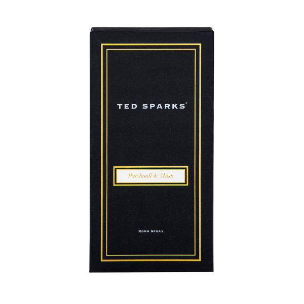 Huisparfum Ted Sparks – Patchouli & Musk (2 formaten)