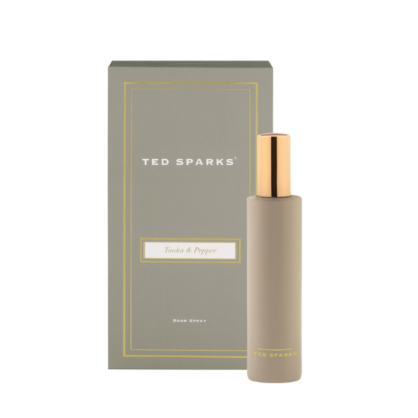 Huisparfum Ted Sparks – Tonka & Pepper (2 formaten)