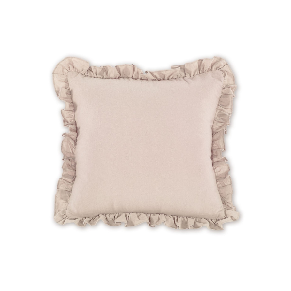 Sierkussen Tiseco Abby - Sand - 45x45 cm