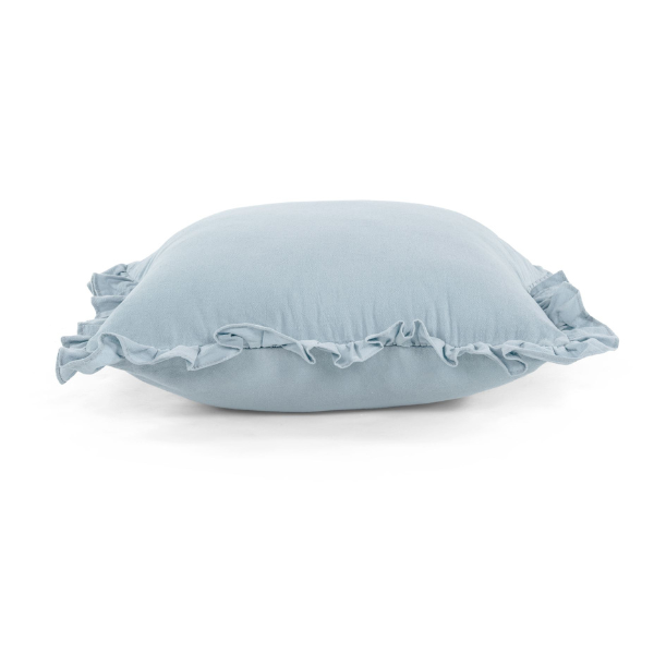 Sierkussen Tiseco Abby - Sky Blue - 45x45 cm