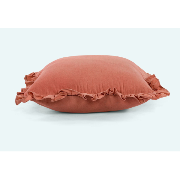Sierkussen Tiseco Abby - Terracotta - 45x45 cm
