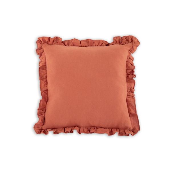 Sierkussen Tiseco Abby - Terracotta - 45x45 cm
