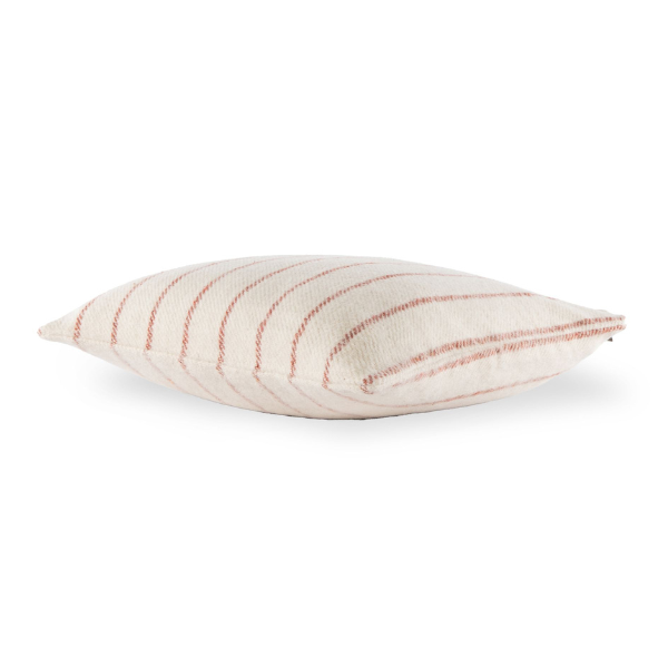 Sierkussen Alma - Brick/White - 45 x 45 cm