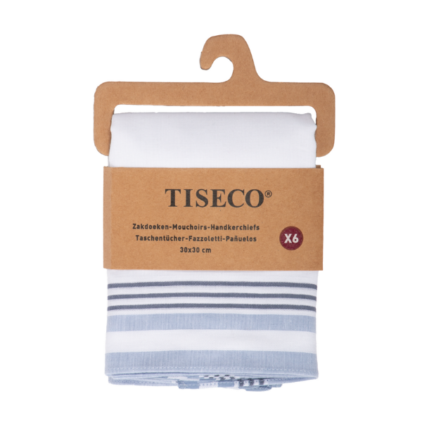 Dameszakdoek Tiseco ALTA 2 – Indigo - 6 stuks