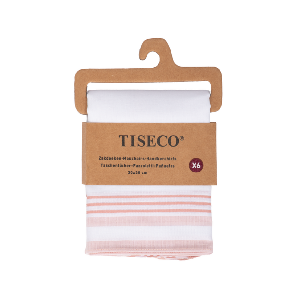 Dameszakdoek Tiseco ALTA 2 – Pink - 6 stuks