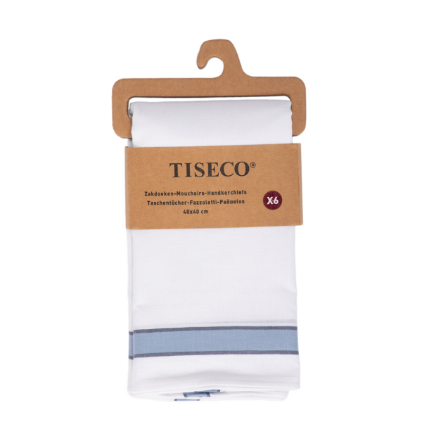Herenzakdoek Tiseco ALTO 2 – Indigo - 6 stuks