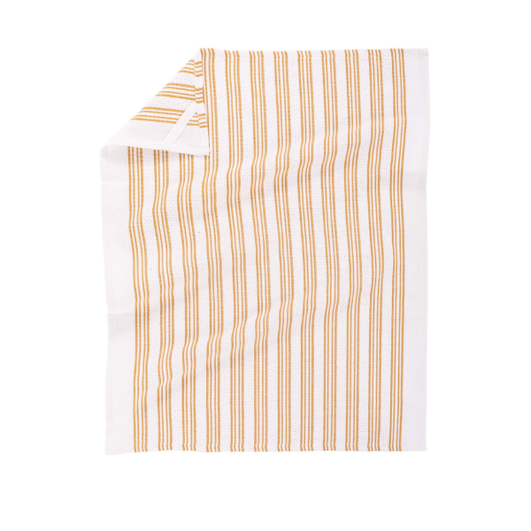 Keukenhanddoek Basket Weave - Camel - 110 gr/m² (3 stuks)