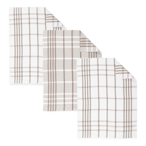 Keukenhanddoek BIO KATOEN - Beige - 80 gr/m² (3 stuks)