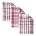 Keukenhanddoek BIO KATOEN - Red - 80 gr/m² (3 stuks)