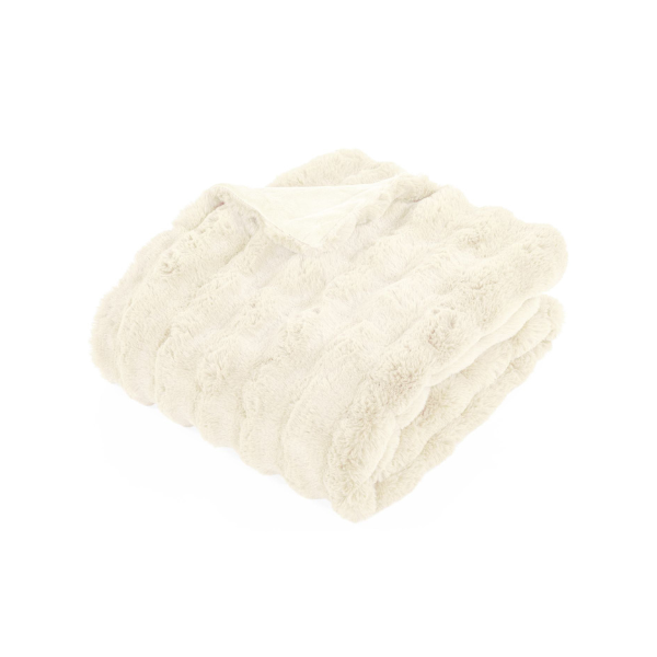 Plaid Bubble - Ivory - 130 x 180 cm