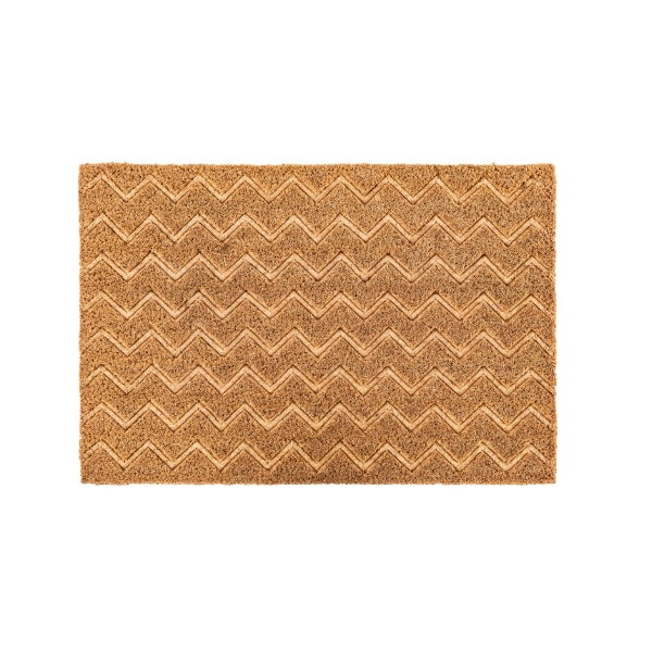 Deurmat Chevron - Brown - 40 x 60 cm