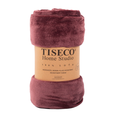 Luxe microflannel plaid Tiseco Cosy – Apple Butter – 220 gr/m² - 4 formaten