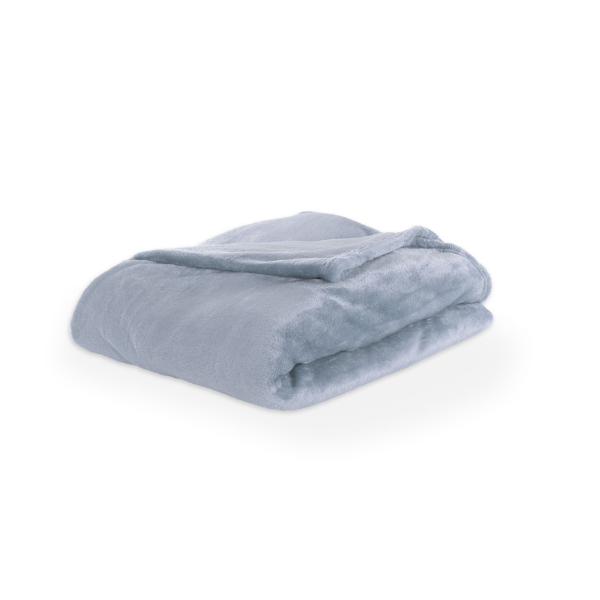 Luxe microflannel plaid Tiseco Cosy Delux – Nova Blue – 280 gr/m² - 4 formaten