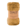 Luxe microflannel plaid Tiseco Cosy – Indian Tan – 220 gr/m² - 4 formaten