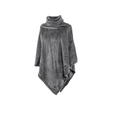 Poncho Tiseco Cosy Collar - Grey - 80 x 80 cm