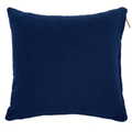 Sierkussen Cotton Slub - Blue Insignia - 45 x 45 cm