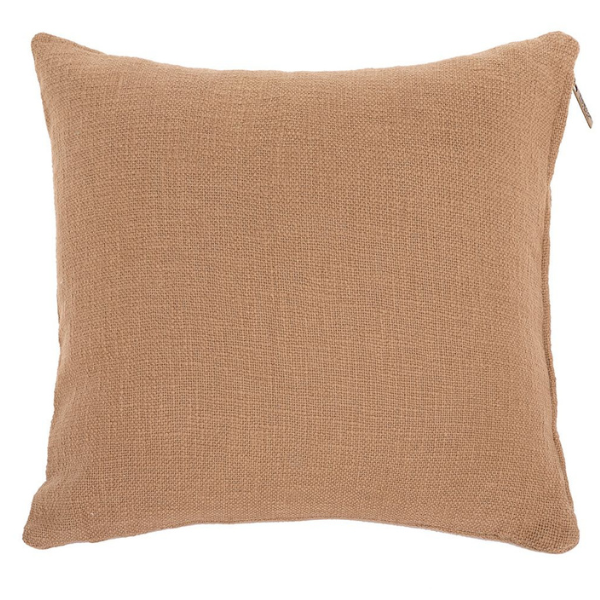 Sierkussen Cotton Slub - Indian Tan - 60 x 60 cm