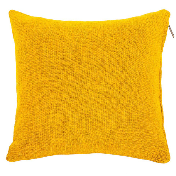 Sierkussen Cotton Slub - Sunflower Yellow - 45 x 45 cm