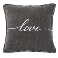 Sierkussen Damian Love - Grey Dark - 45 x 45 cm