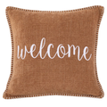Sierkussen Damian Welcome - Indian Tan - 45 x 45 cm