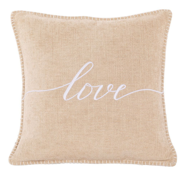 Sierkussen Damian Love - Ivory - 45 x 45 cm
