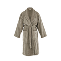 Luxe badjas Tiseco Delux – Taupe Dark – 370 gr/m²