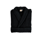 Luxe badjas Tiseco Delux – Black – 500 gr/m²