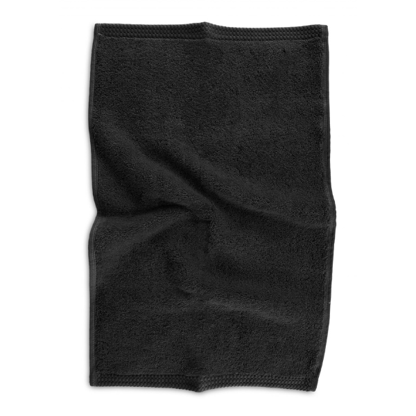 Luxe gastendoekje Tiseco Delux – Black – 550 gr/m²