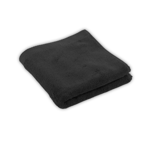 Luxe handdoek Tiseco Delux – Black – 550 gr/m²