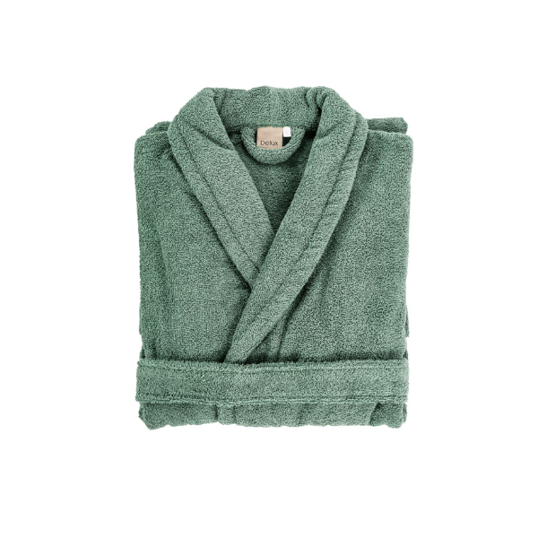 Luxe badjas Tiseco Delux – Greenstone – 500 gr/m²